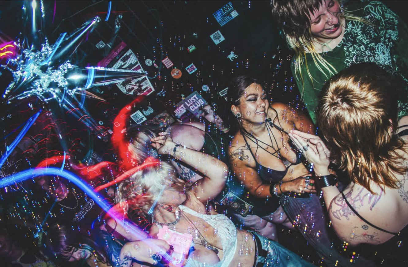 Press shot for Sweat club night