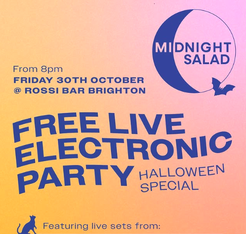 Midnight Salad: Halloween Special Free Live Electronic Party