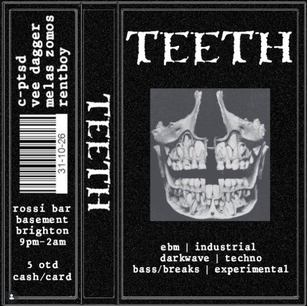 TEETH-O-WEEN: EBM / Industrial / Darkwave / Techno Club Night